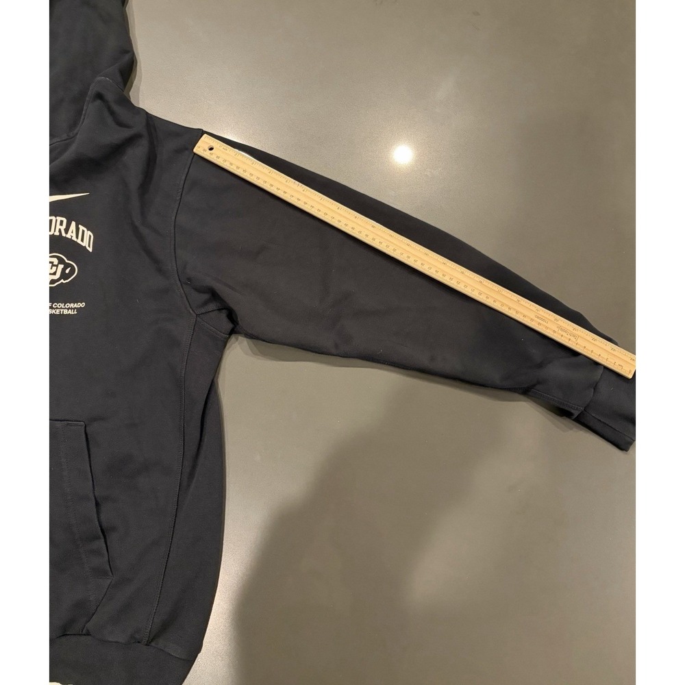 Nike Colorado Buffaloes Basketball Hoodie Mens XLT Black Full Zip Dri-FIT Tall - Picture 11 of 11